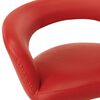 vidaXL Sillas de comedor 2 unidades cuero sint&eacute;tico rojo