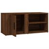 vidaXL Mueble TV 2 uds madera contrachapada roble marr&oacute;n 80x31,5x36cm