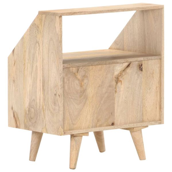 vidaXL Mesita de noche de madera maciza de mango 40x30x50 cm