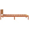 vidaXL Estructura de cama Marrón 75 x 190 cm Madera maciza de Pino