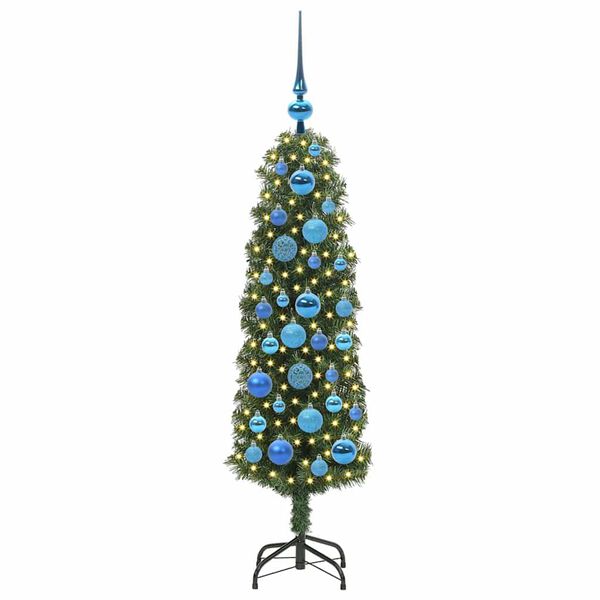 vidaXL &Aacute;rbol de Navidad artificial Verde 120 cm PVC, Acero y Pl&aacute;stico