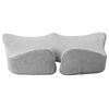 vidaXL Almohada para el asiento Gris Claro 50 x 43 x 10 cm