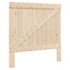 vidaXL Estructura de cama con cabecero madera maciza pino 100x200 cm