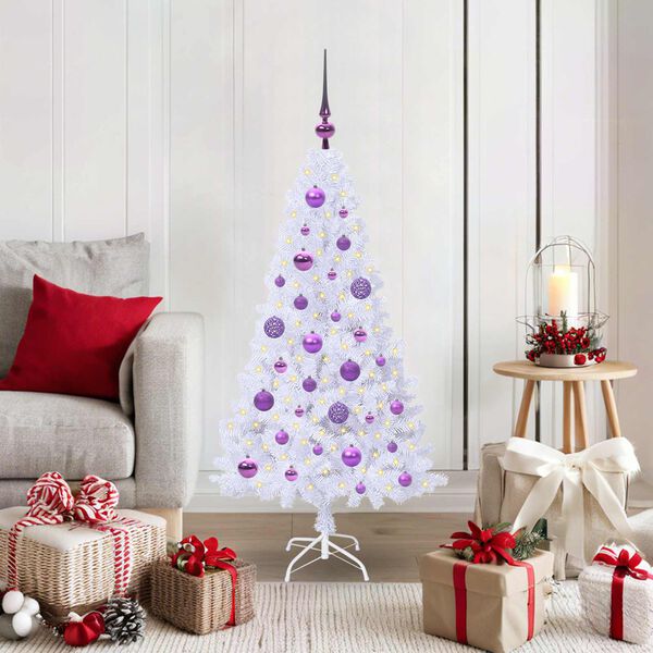 vidaXL &Aacute;rbol de Navidad artificial con 150 LED 120 cm PVC y Acero