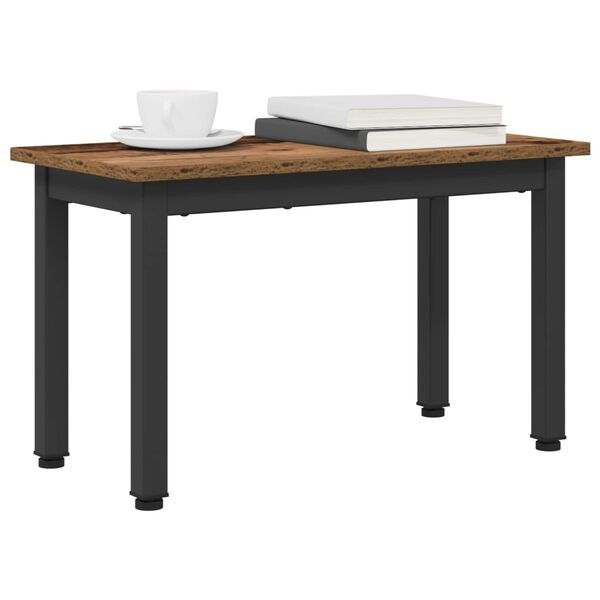 vidaXL Mesa de Caf&eacute; Madera vieja 60 x 30 x 36 cm Madera de ingenier&iacute;a