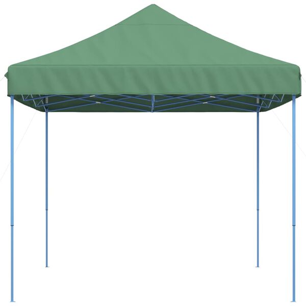vidaXL Tienda de fiesta plegable Pop-Up verde 410x279x315 cm