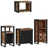 vidaXL Juego de muebles de ba&ntilde;o 4 pcs Madera s&oacute;lida recuperada