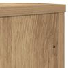 vidaXL Soportes de plantas 2 uds madera roble artisian 30x30x50 cm