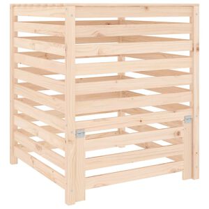 vidaXL Compostador de madera maciza de pino 82,5x82,5x99,5 cm