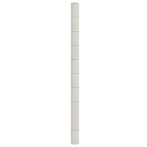 vidaXL Membrana de malezas PP blanca 2x100 m