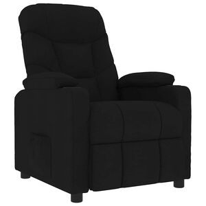 vidaXL Sill&oacute;n de masaje de tela negro