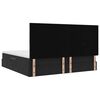 vidaXL Cama con almacenamiento y colch&oacute;n Negro 200 x 200 cm Terciopelo
