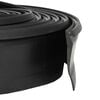 vidaXL Sello de Puerta de Garaje Negro 52 x 2 mm 5,5 m PVC