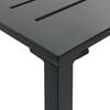 vidaXL Juego de mesa alta y taburetes de jard&iacute;n 5 piezas acero negro