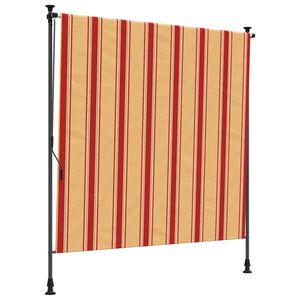 vidaXL Cortina de Rodillo Exterior Multicolor 120 x 270 cm