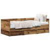 vidaXL Cama de día Madera Vieja 90 x 190 cm Madera contrachapada