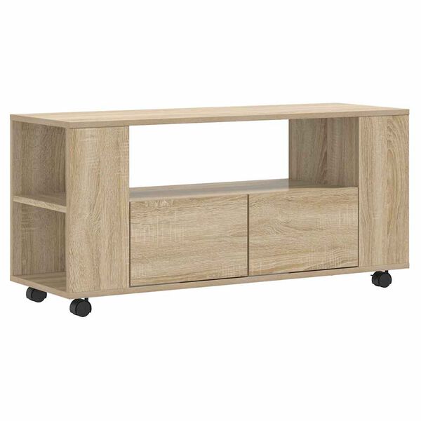 vidaXL Mueble para TV madera de ingeniería roble Sonoma 102x34,5x43 cm