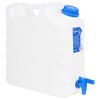 vidaXL Garrafa de agua con grifo pl&aacute;stico transparente 15 litros