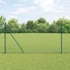 vidaXL Poste de Valla Verde 25 x 1,4 m (malla de 19 x 19 mm)