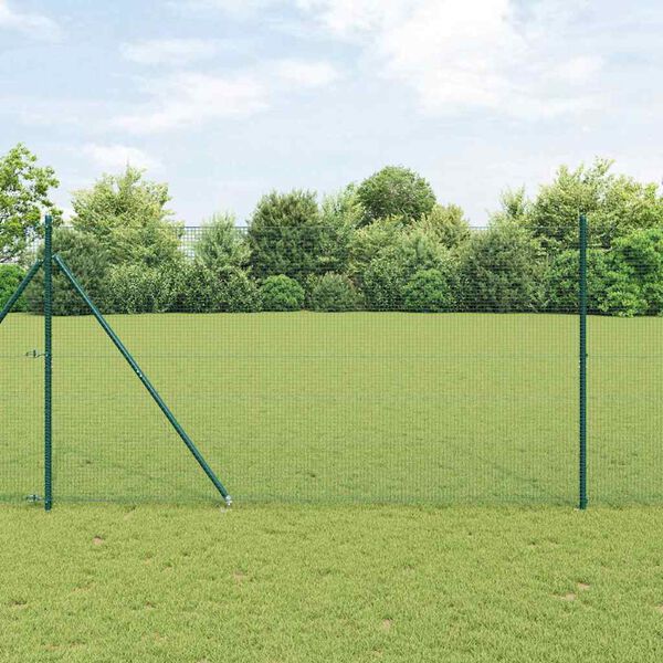 vidaXL Poste de Valla Verde 25 x 1,4 m (malla de 19 x 19 mm)
