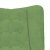 vidaXL sillón Verde claro 63 x 67 x 94 cm Terciopelo