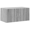 vidaXL Armario de madera ingenier&iacute;a gris Sonoma 80x42,5x225 cm