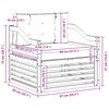 vidaXL Conjunto de sof&aacute;s de exterior Madera de Acacia S&oacute;lida Natural