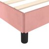 vidaXL Estructura de cama sin colch&oacute;n terciopelo rosa 100x200 cm