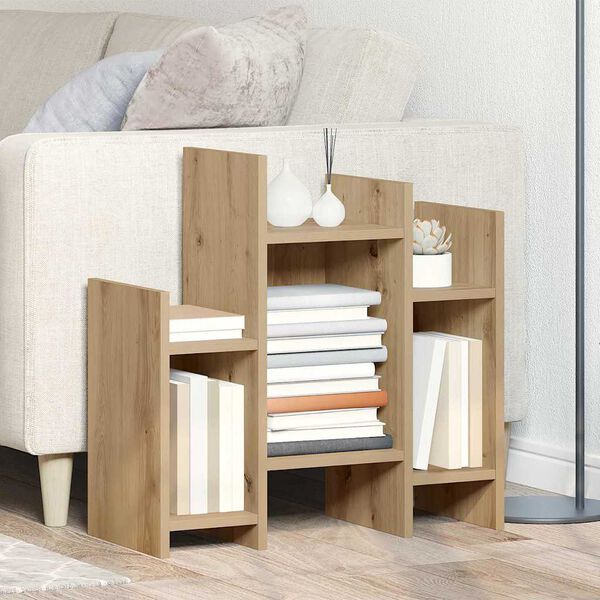 vidaXL Armario auxiliar Roble artesanal 60 x 26 x 60 cm