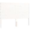 vidaXL Estructura de cama sin colch&oacute;n madera de pino blanca 140x190 cm