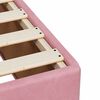 vidaXL Cama box spring con colch&oacute;n terciopelo rosa 90x190 cm