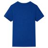 Camiseta infantil azul oscuro 92