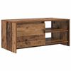 vidaXL Mesa de centro Madera envejecida 102 x 50 x 45 cm