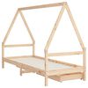 vidaXL Estructura de cama infantil con cajones madera pino 90x190 cm