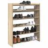 vidaXL Mueble zapatero madera contrachapada roble sonoma 80x25x100 cm