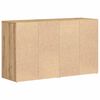 vidaXL Aparador Roble artesanal 120 x 36 x 69 cm Madera de ingenier&iacute;a