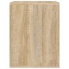 vidaXL Mesita de noche de pared color roble Sonoma 50x36x47 cm