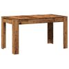 vidaXL Mesa de comedor madera ingenier&iacute;a envejecida 140x74,5x76 cm