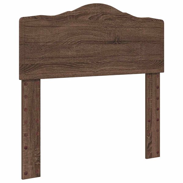 vidaXL Cabecero Roble Marr&oacute;n 80 cm Madera contrachapada