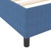vidaXL Cama de plataforma Azul 180 x 200 cm Tela de Pana