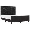 vidaXL Cama tipo Box Spring con cabecera Negro 140 x 200 cm Terciopelo