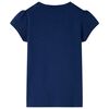 Camiseta infantil azul marino 92