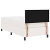 vidaXL Cama tipo Box Spring Manual Crema y Blanco 193 x 90 x 88 cm