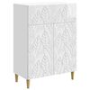 vidaXL Aparador Blanco Brillante 66 x 34,5 x 90 cm