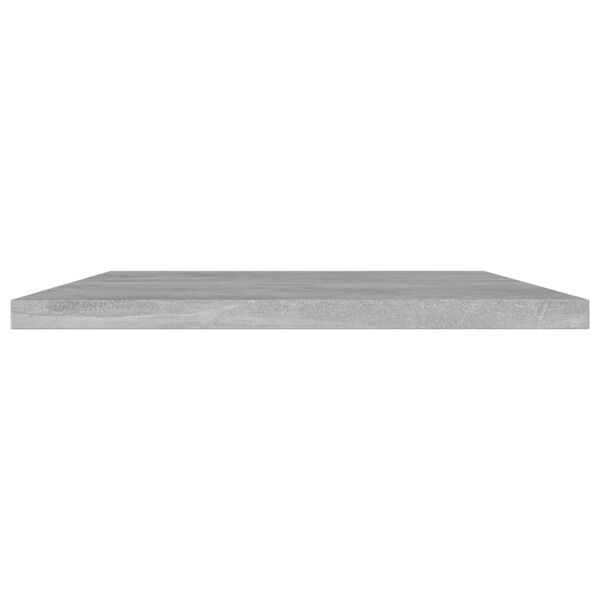 vidaXL Estante estanter&iacute;a 4uds contrachapada gris hormig&oacute;n 60x20x1,5cm