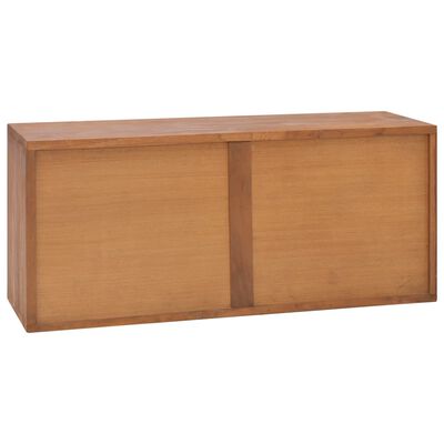 vidaXL Mueble para TV de madera maciza de teca 90x30x40 cm