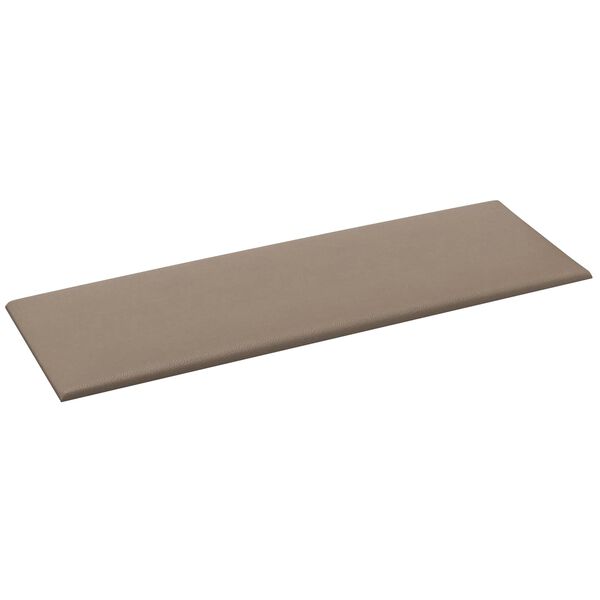 vidaXL Cabecero de Pared 12 pcs Capuchino 90 x 30 cm tela