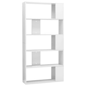 vidaXL Estanter&iacute;a/divisor de espacios blanco brillante 80x24x159 cm
