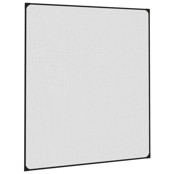 vidaXL Mosquitera magnética para ventanas gris antracita 130x150 cm
