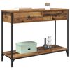 vidaXL Mesa Consola con caj&oacute;n Madera Vieja 100 x 34,5 x 75 cm